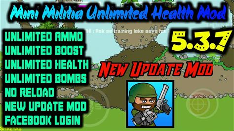 mini militia unlimited health
